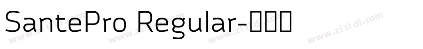 SantePro Regular字体转换